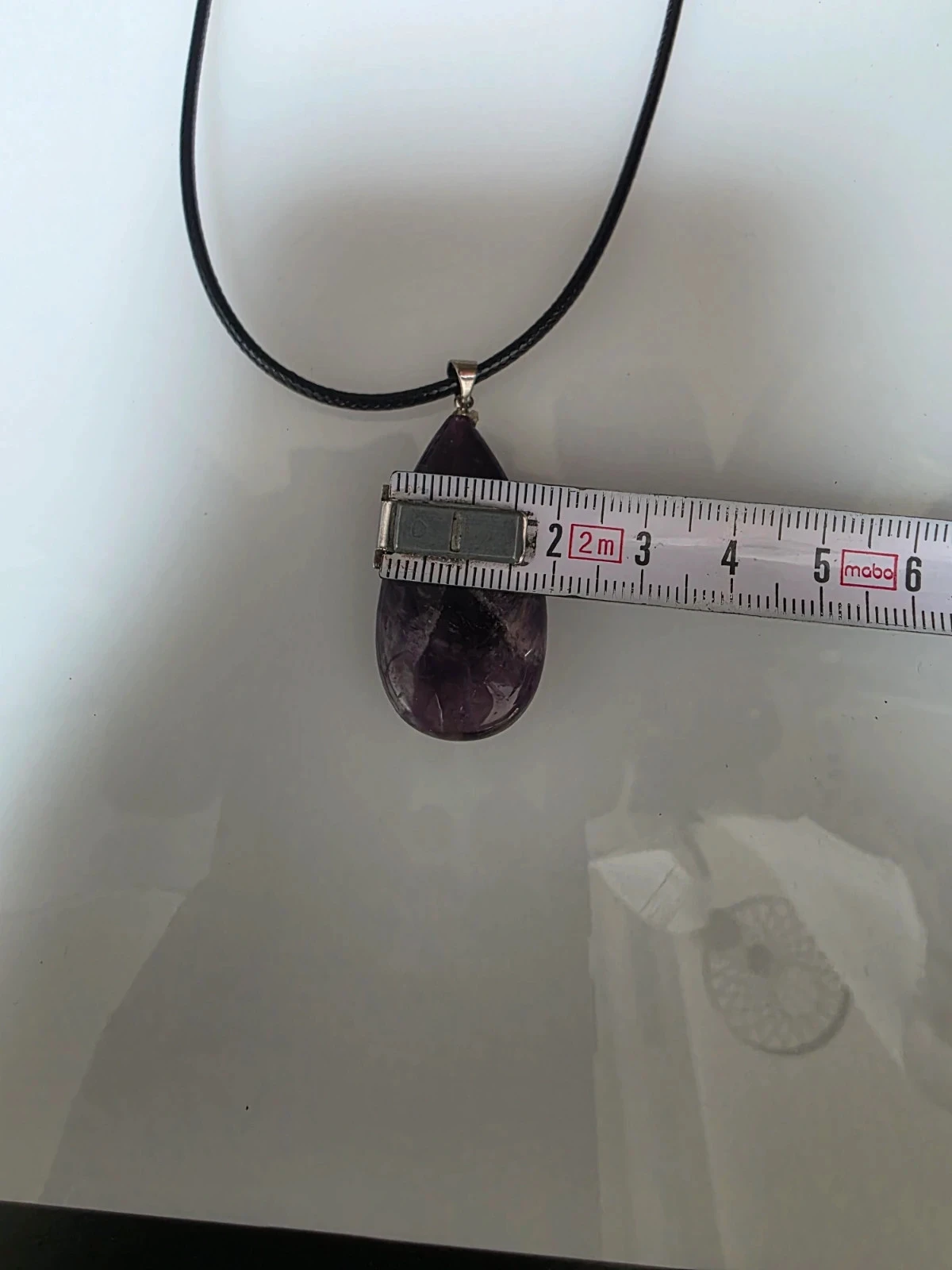 Chevron Amethyst Pendant – photo 7